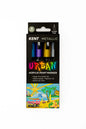 KENT Urban Acrylic Paint Marker Sets Super Fine (4 Pack)