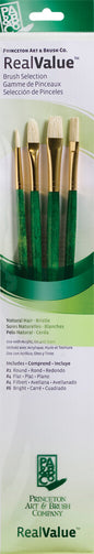 PRINCETON Real Value Green Handle Brush Sets