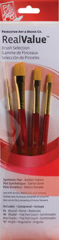 PRINCETON Real Value Red Handle Brush Sets