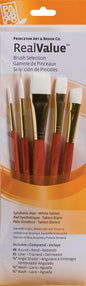 PRINCETON Real Value Orange Handle Brush Sets