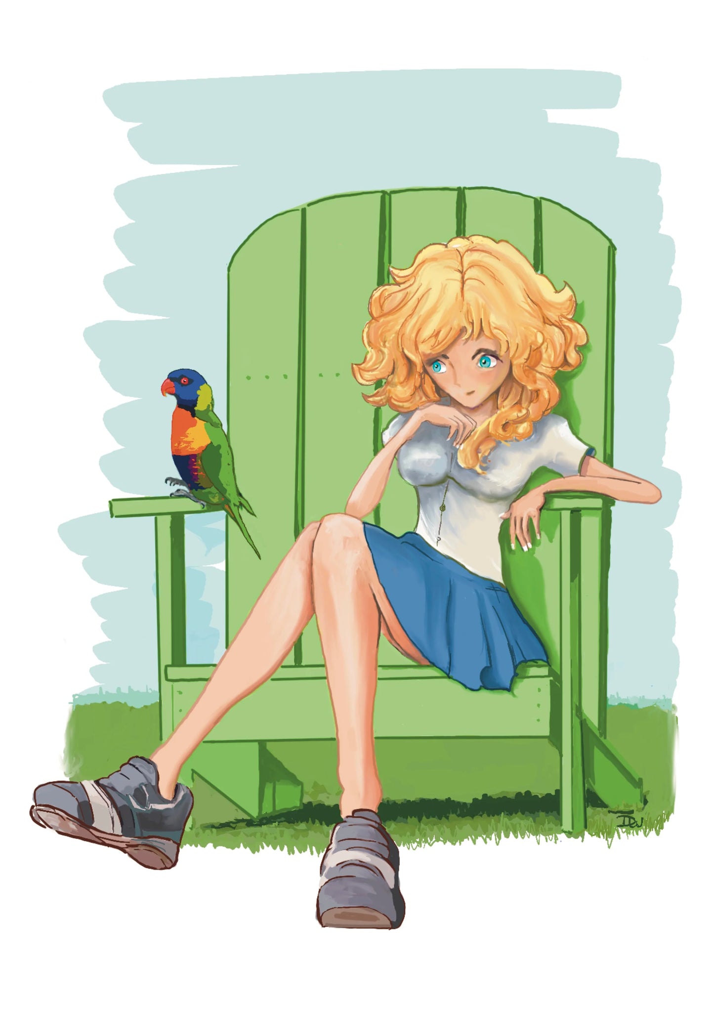 Darren Wallace Artist Blank Card