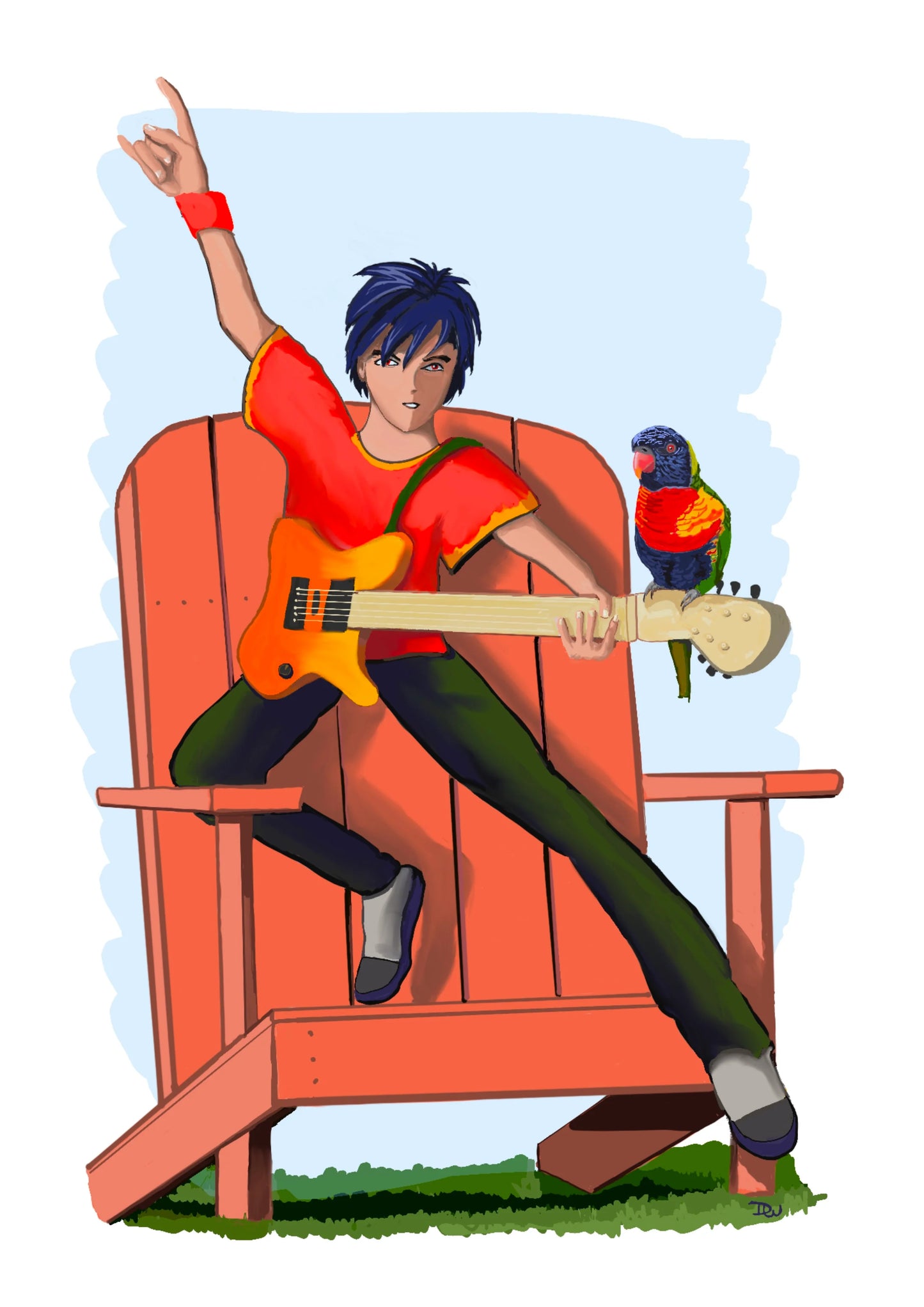 Darren Wallace Artist Blank Card