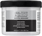 A 450ml jar of Winsor & Newton Professional Acrylic Gesso in white color.